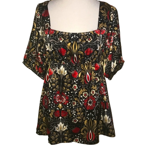 Wrapper Tops - W Wrapper Silk Feel Top 2731